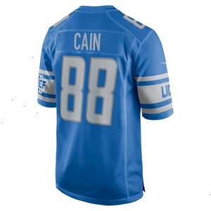 Jim Cain Detroit Lions Nike Retired Player Jersey - Blue