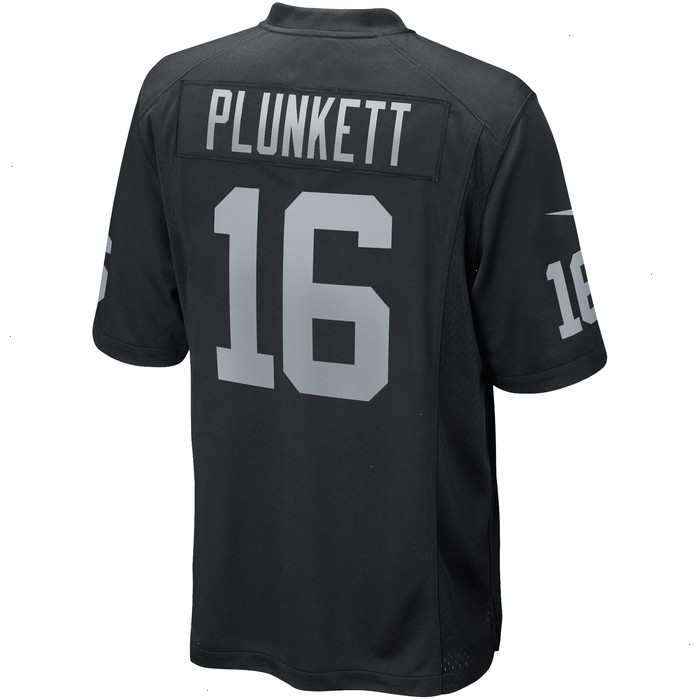 Jim Plunkett Las Vegas Raiders Nike Game Retired Player Jersey - Black