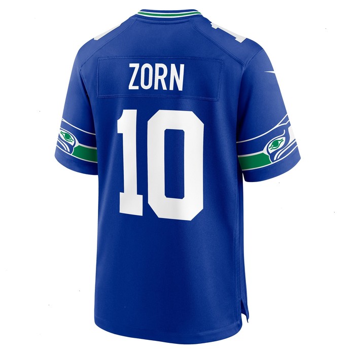 Jim Zorn Seattle Seahawks Nike Throwback Retired Player Game Jersey - Royal