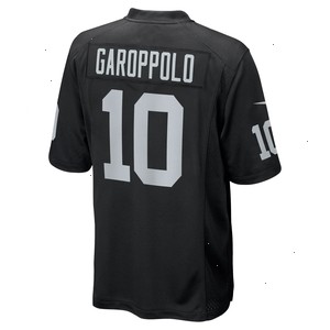 Jimmy Garoppolo Las Vegas Raiders Nike Game Player Jersey - Black