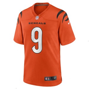 Joe Burrow Cincinnati Bengals Nike Game Jersey - Orange