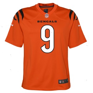 Joe Burrow Cincinnati Bengals Nike Youth Game Jersey - Orange