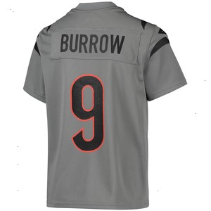 Joe Burrow Cincinnati Bengals Nike Youth Inverted Team Game Jersey - Gray