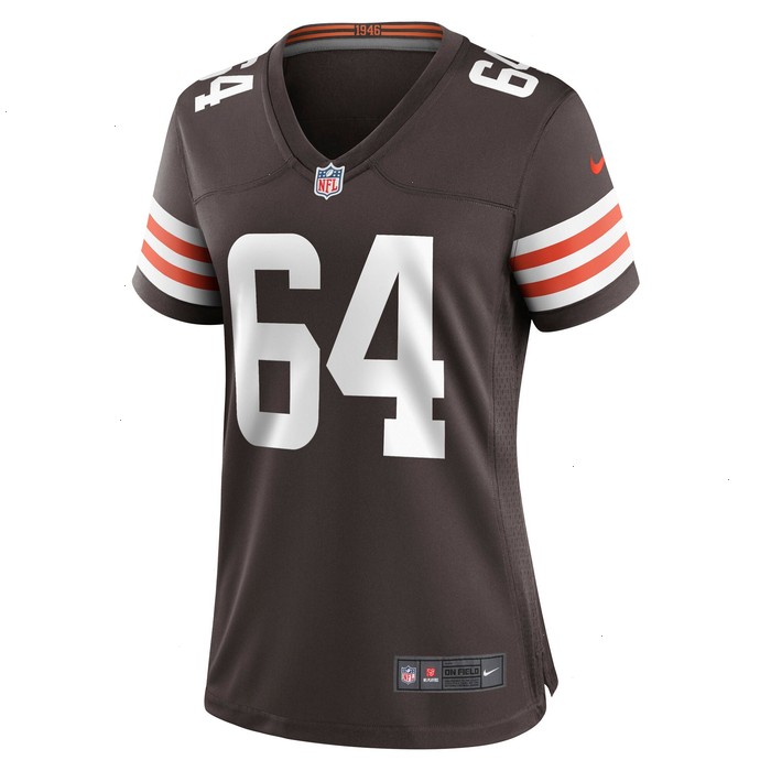 Joe DeLamielleure Cleveland Browns Nike Women's Game Retired Player Jersey - Brown