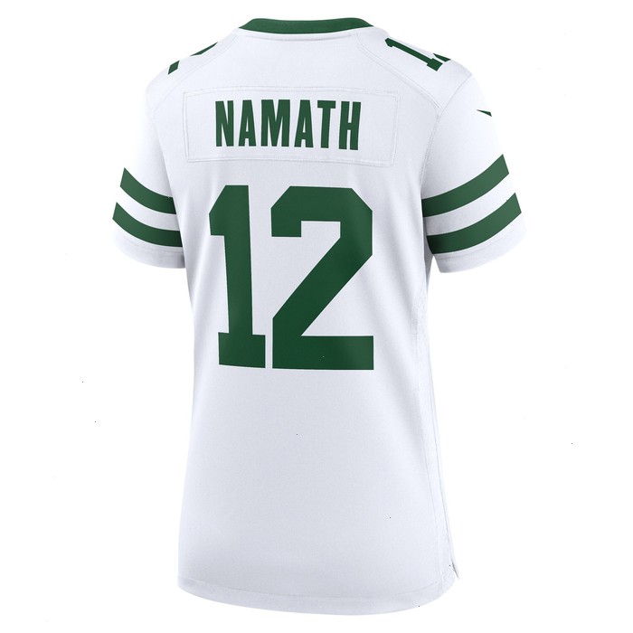 Joe Namath New York Jets Nike Women's Legacy Retired Player Game Jersey - White