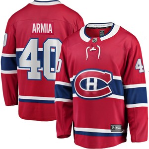 Joel Armia Montreal Canadiens Fanatics Branded Home Breakaway Player Jersey - Red