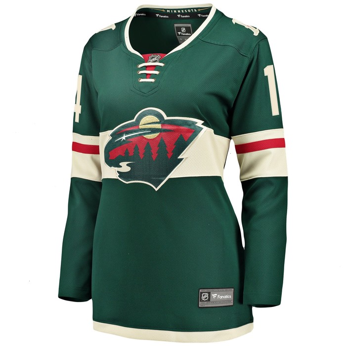 Joel Eriksson Ek Minnesota Wild Fanatics Branded Women's Breakaway Player Jersey - Green