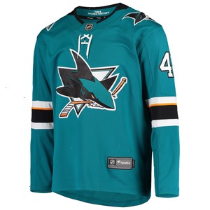 Joel Ward San Jose Sharks Fanatics Branded Breakaway Home Player Jersey - Teal