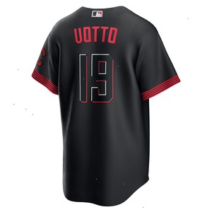 Joey Votto Cincinnati Reds Nike 2023 City Connect Replica Player Jersey - Black