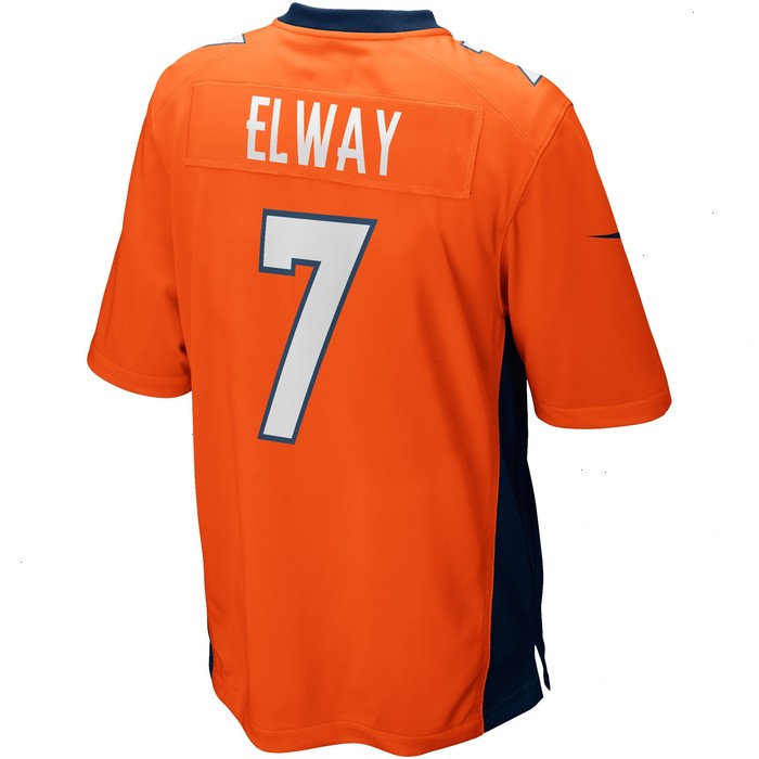 John Elway Denver Broncos Nike Game Retired Player Jersey - Orange