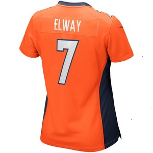 John Elway Denver Broncos Nike Women's Game Retired Player Jersey - Orange