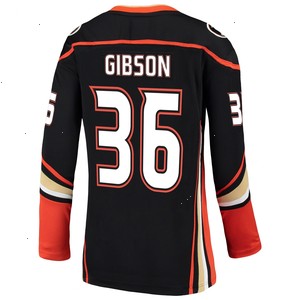 John Gibson Anaheim Ducks Fanatics Branded Women's Breakaway Jersey - Black