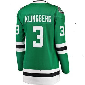 John Klingberg Dallas Stars Fanatics Branded Women's Breakaway Player Jersey - Kelly Green