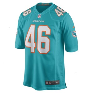 John Lovett Miami Dolphins Nike Game Player Jersey - Aqua