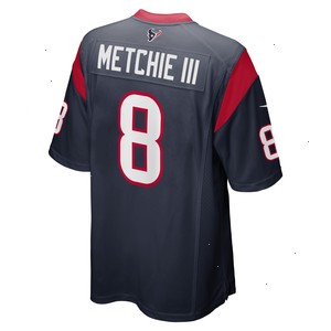 John Metchie III Houston Texans Nike Game Player Jersey - Navy