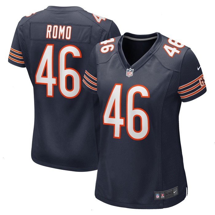 John Parker Romo Chicago Bears Nike Women's Team Game Jersey - Navy