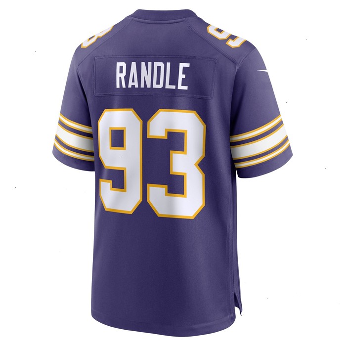 John Randle Minnesota Vikings Nike Classic Player Game Jersey - Purple