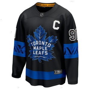 John Tavares Toronto Maple Leafs Fanatics Branded Alternate Premier Breakaway Reversible Player Jersey - Black