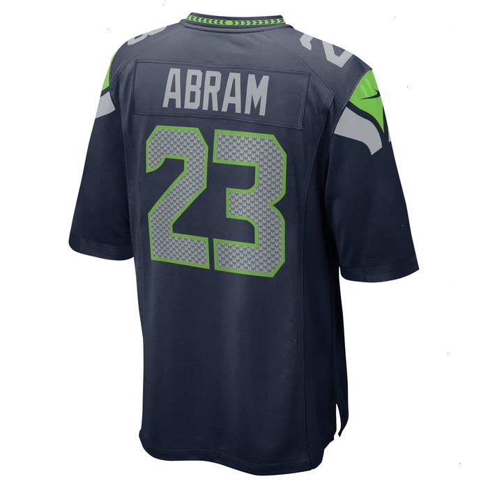 Johnathan Abram Seattle Seahawks Nike Home Game Player Jersey - College Navy