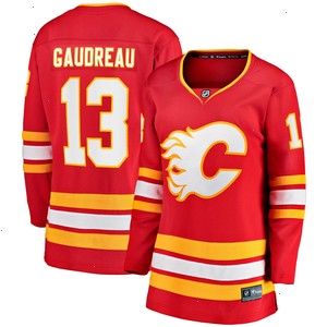 Johnny Gaudreau Calgary Flames Fanatics Branded Women's 2020/21 Home Premier Breakaway Player Jersey - Red