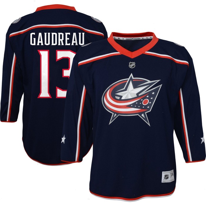 Johnny Gaudreau Columbus Blue Jackets Toddler Home Replica Player Jersey - Navy