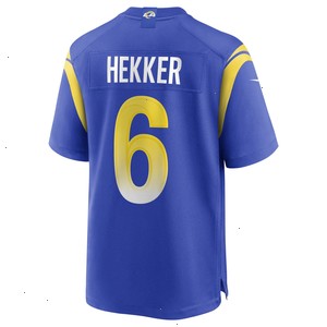 Johnny Hekker Los Angeles Rams Nike Game Player Jersey - Royal