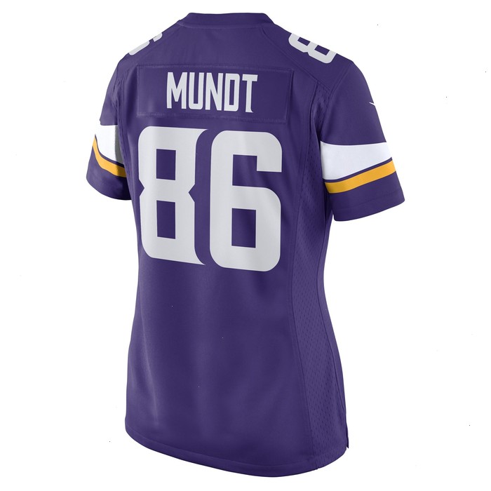 Johnny Mundt Minnesota Vikings Nike Women's Game Player Jersey - Purple