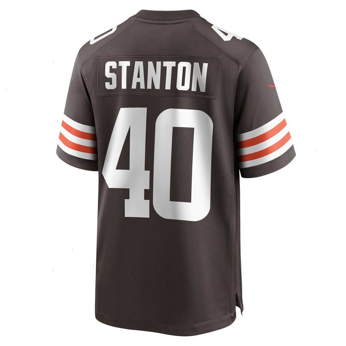 Johnny Stanton Cleveland Browns Nike Game Jersey - Brown