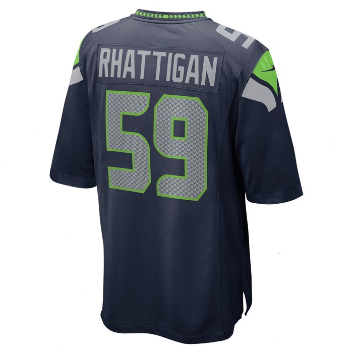 Jon Rhattigan Seattle Seahawks Nike Game Jersey - College Navy