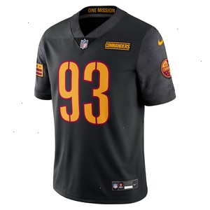 Jonathan Allen Washington Commanders Nike Alternate Vapor Untouchable Limited Jersey - Black