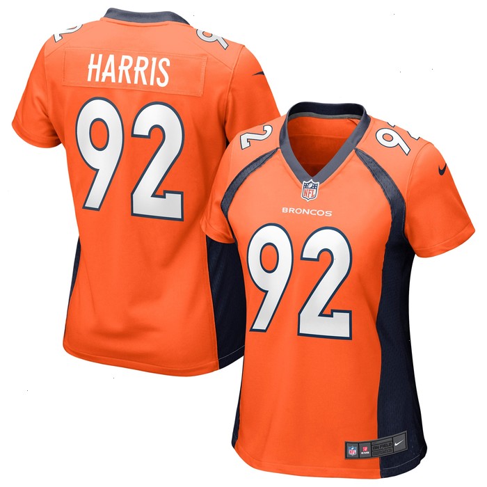 Jonathan Harris Denver Broncos Nike Women's Game Jersey - Orange