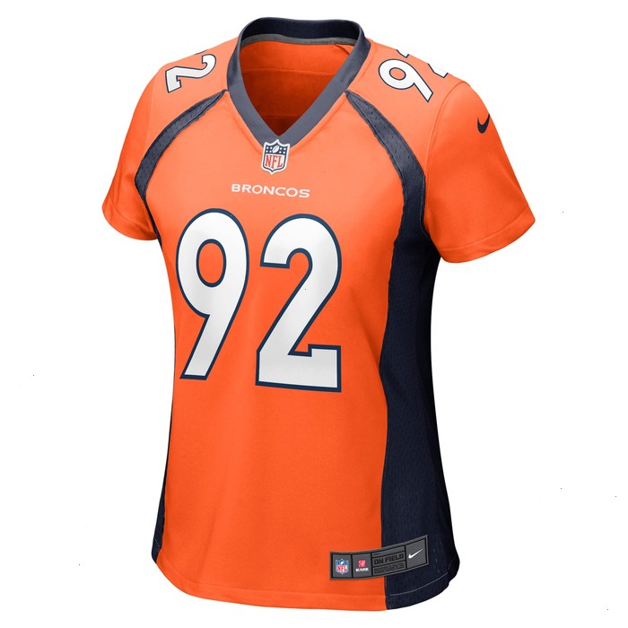 Jonathan Harris Denver Broncos Nike Women's Game Jersey - Orange