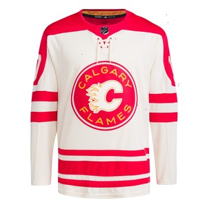 Jonathan Huberdeau Calgary Flames adidas 2023 NHL Heritage Classic Primegreen Authentic Player Jersey – Cream