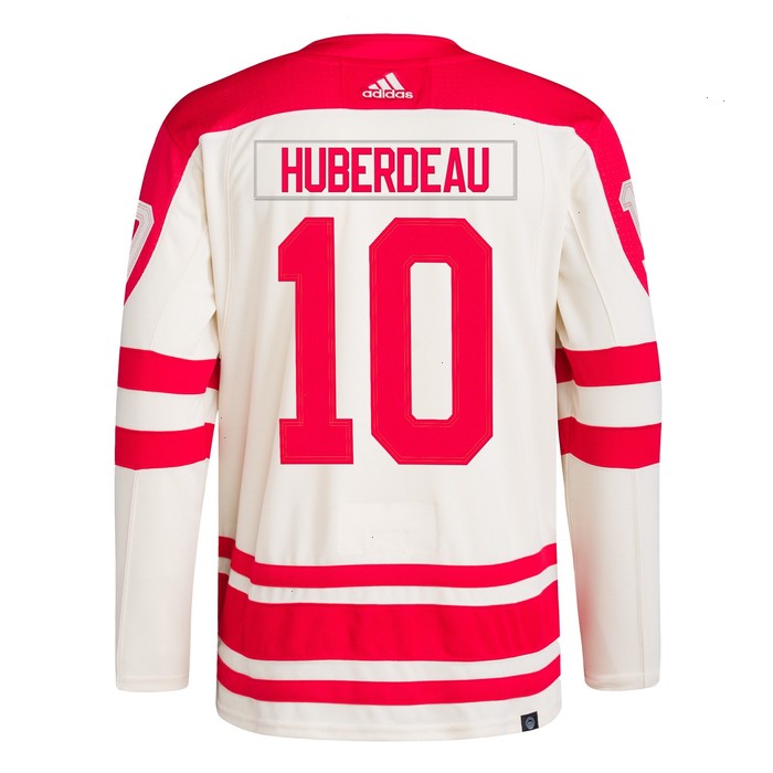 Jonathan Huberdeau Calgary Flames adidas 2023 NHL Heritage Classic Primegreen Authentic Player Jersey – Cream