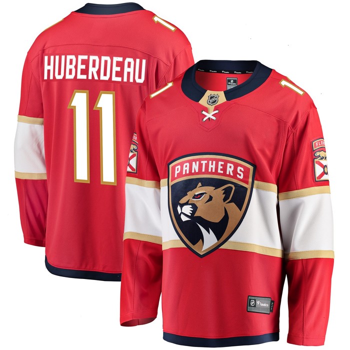 Jonathan Huberdeau Florida Panthers Fanatics Branded Breakaway Jersey - Red