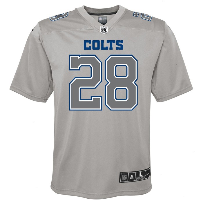 Jonathan Taylor Indianapolis Colts Nike Youth Atmosphere Game Jersey - Gray