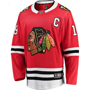 Jonathan Toews Chicago Blackhawks Fanatics Branded Youth Home Breakaway Player Jersey - Red