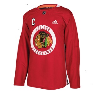 Jonathan Toews Chicago Blackhawks adidas Practice Player Jersey - Red