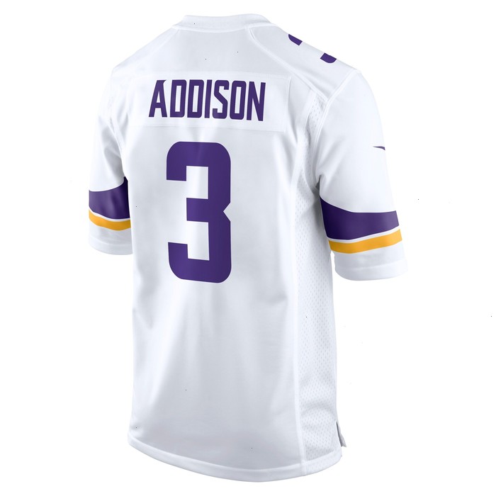 Jordan Addison Minnesota Vikings Nike Away Game Jersey - White