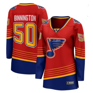 Jordan Binnington St. Louis Blues Fanatics Branded Women's 2020/21 Special Edition Breakaway Player Jersey - Red