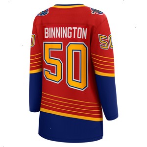 Jordan Binnington St. Louis Blues Fanatics Branded Women's 2020/21 Special Edition Breakaway Player Jersey - Red