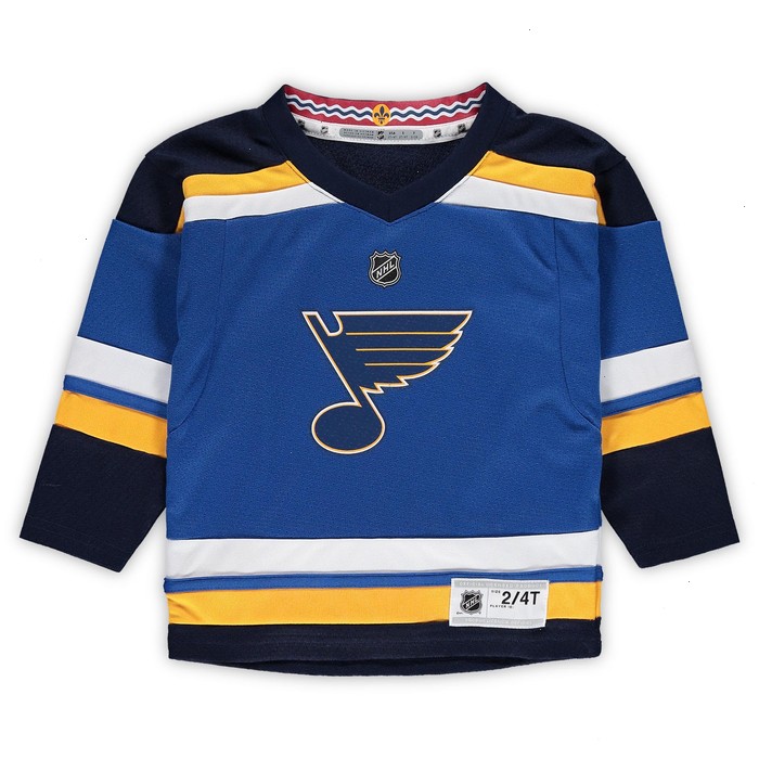 Jordan Binnington St. Louis Blues Toddler Home Replica Player Jersey - Blue