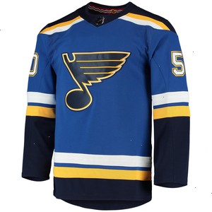 Jordan Binnington St. Louis Blues adidas Home Authentic Player Jersey - Blue