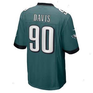 Jordan Davis Philadelphia Eagles Nike Player Game Jersey - Green