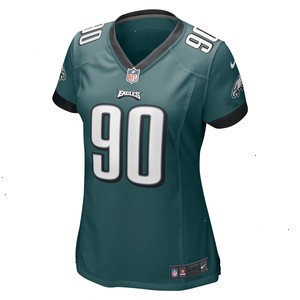 Jordan Davis Philadelphia Eagles Nike Women's Player Game Jersey - Midnight Green