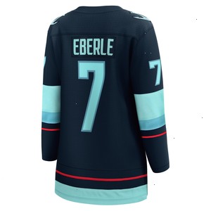 Jordan Eberle Seattle Kraken Fanatics Branded Women's Home Breakaway Player Jersey - Navy