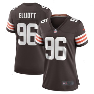 Jordan Elliott Cleveland Browns Nike Women's Game Jersey - Brown