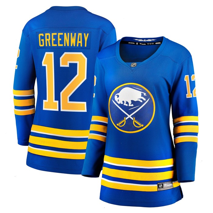 Jordan Greenway Buffalo Sabres Women's Fanatics Branded Home Breakaway Jersey - Royal