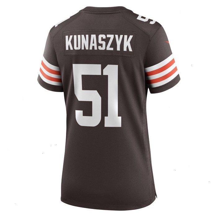 Jordan Kunaszyk Cleveland Browns Nike Women's Game Player Jersey - Brown