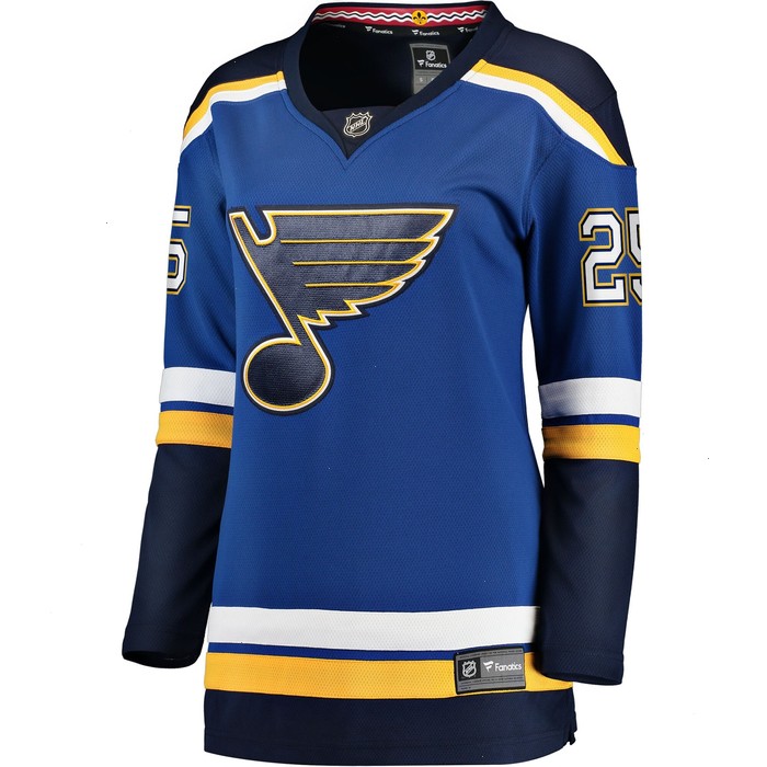 Jordan Kyrou St. Louis Blues Fanatics Branded Women's Home Breakaway Player Jersey - Blue